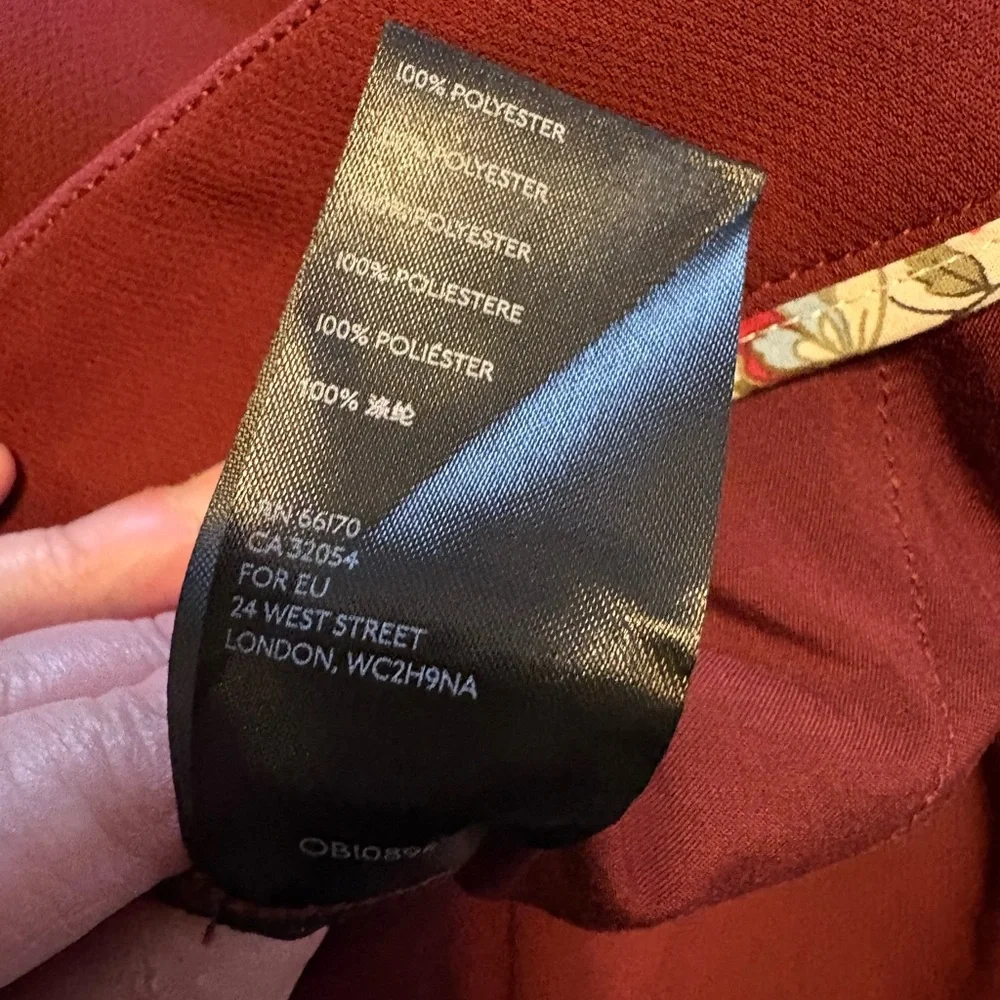 Anthropologie Sasha Button Fly Tapered Trouser Pants Business Travel Pleated - Picture 9 of 9